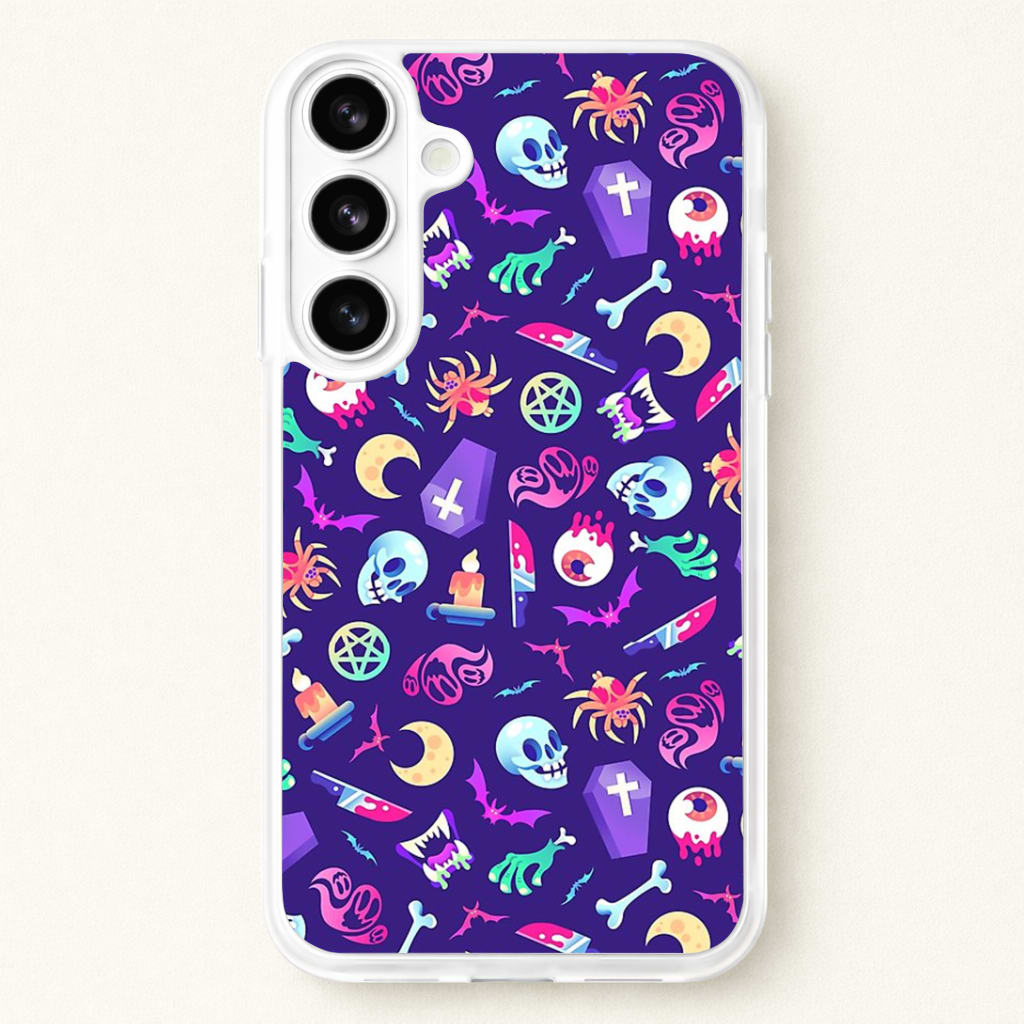 Horroriffic Halloween Pattern Phone Case