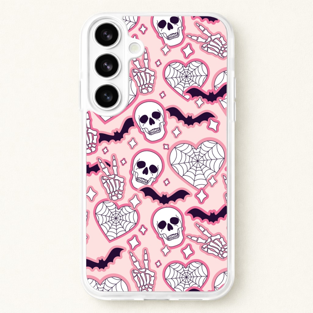 Cute Halloween Stickers Pattern Phone Case