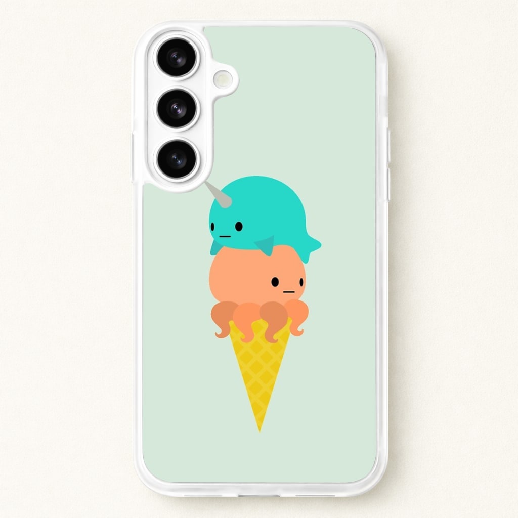 Narwhal Octopus Ice Cream Phone Case