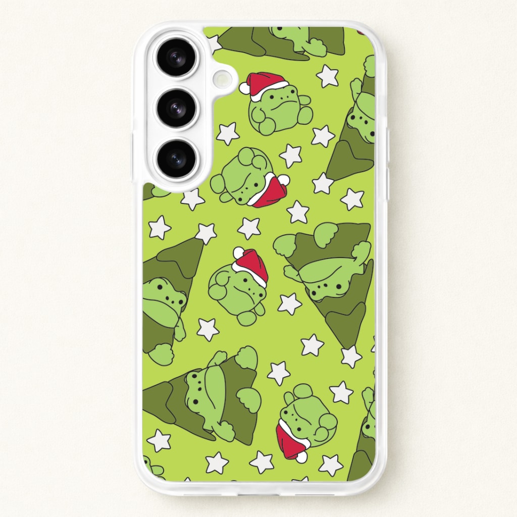 Christmas Frogs And Stars Plush Pattern Phone Case