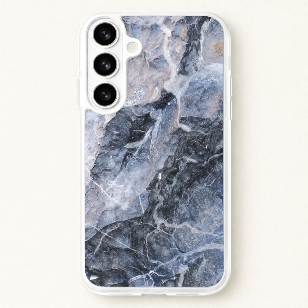 Grey and White Marble Phone Case