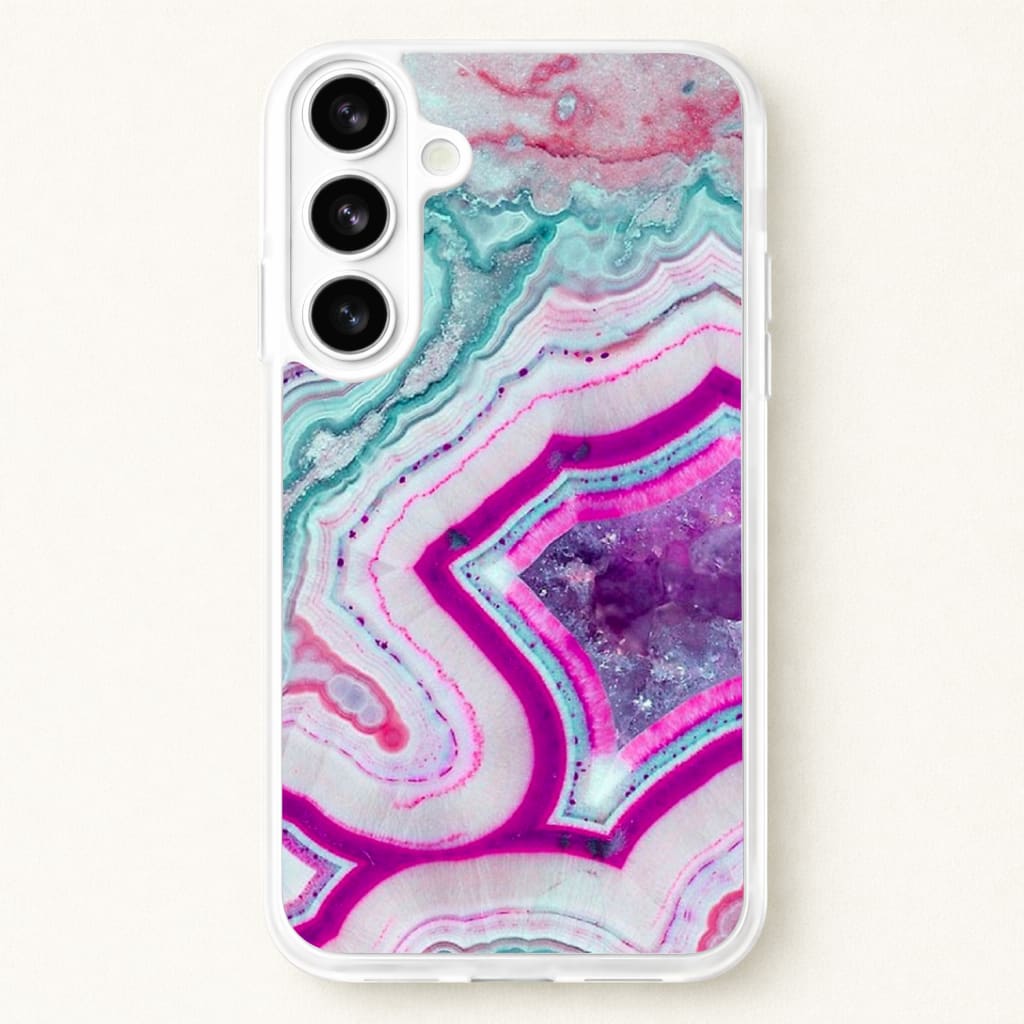 Purple Geode Pattern Phone Case