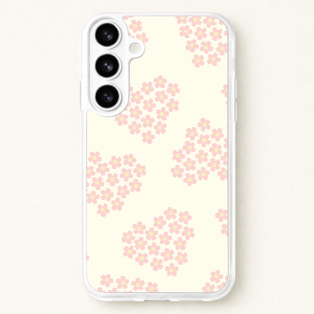 Flower Hearts Pattern Phone Case