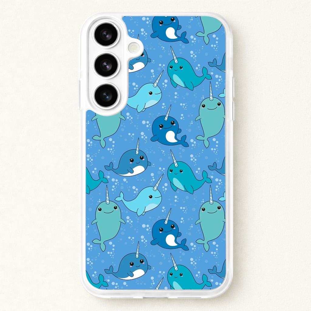 Narwhal Pattern Phone Case