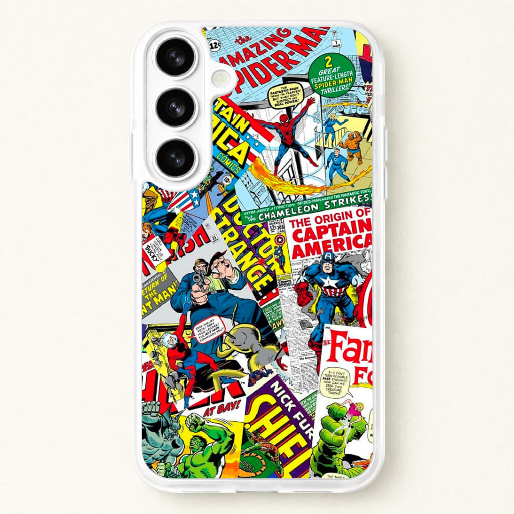 Superhero Comic Comics Pattern Phone Case