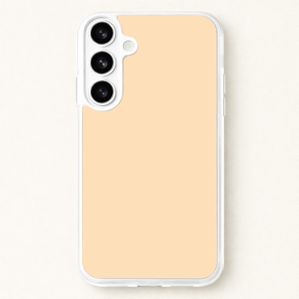 Back To Casics - Pretty Pastels - Plain Orange Phone Case