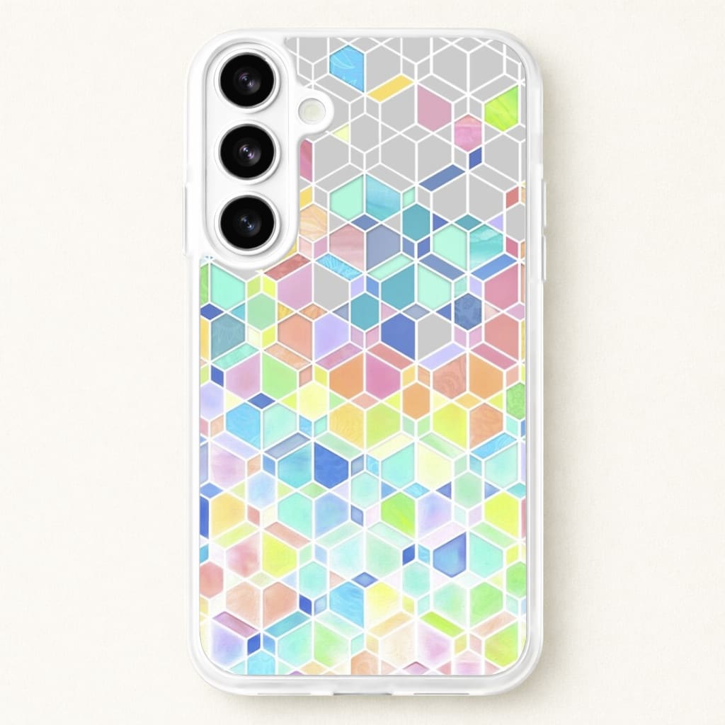 Bright Hexagon Pattern Phone Case
