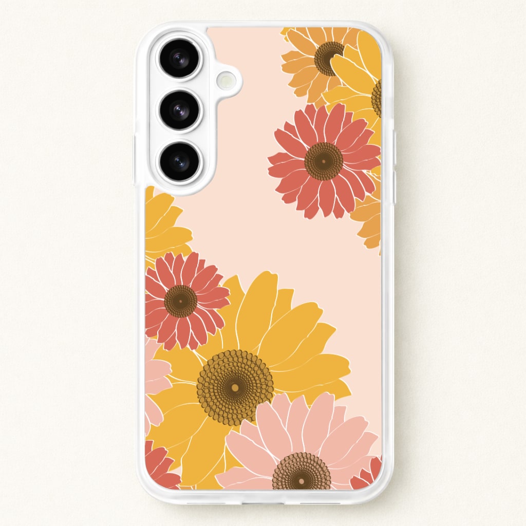 Sunflower Floral Pattern Phone Case
