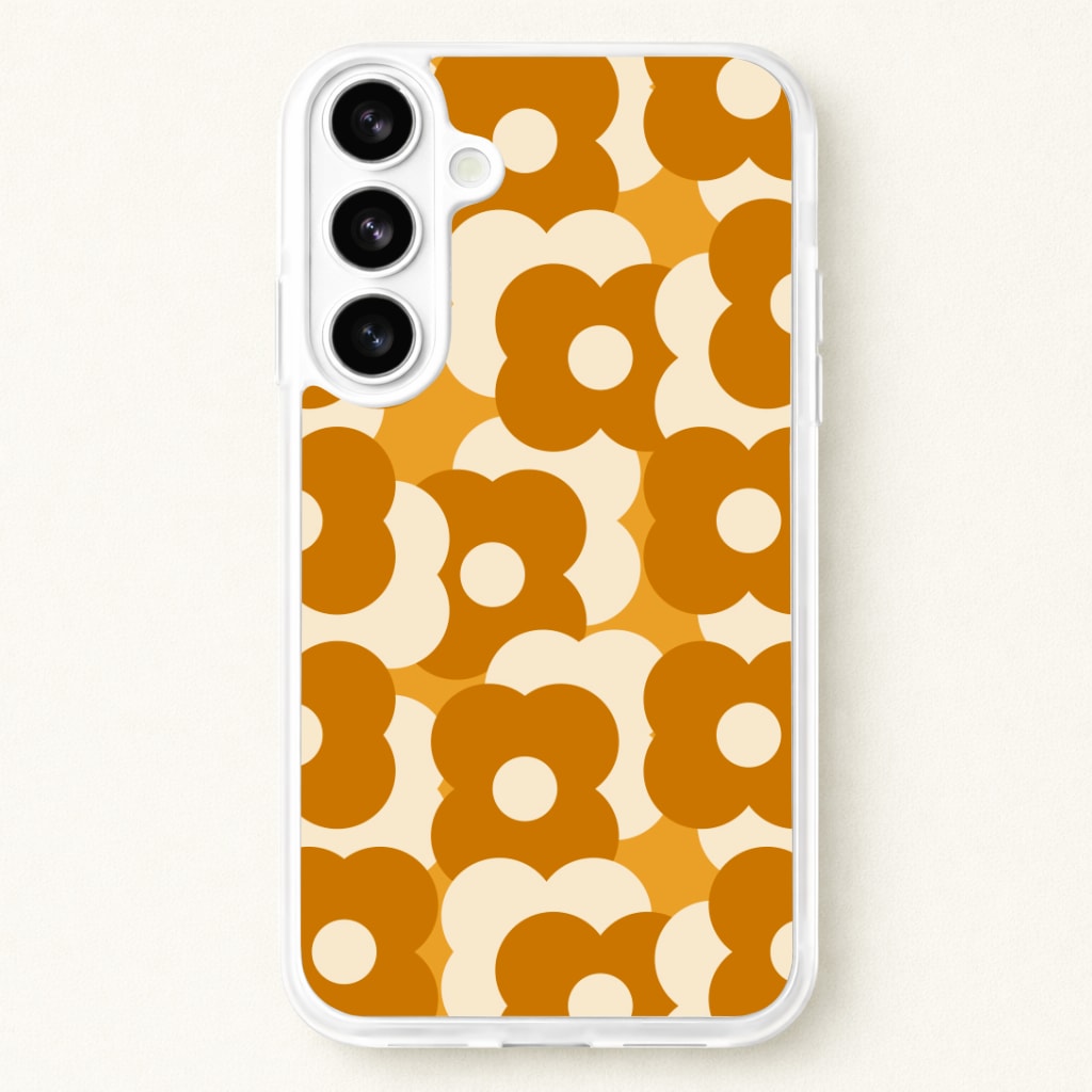 Retro Flower Pattern Phone Case