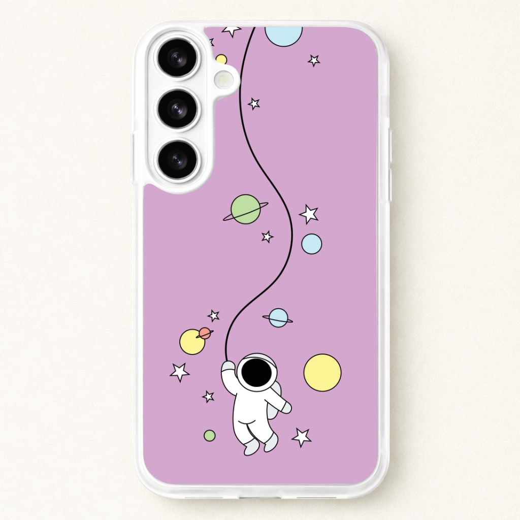 Cute Hanging Astronaut Phone Case