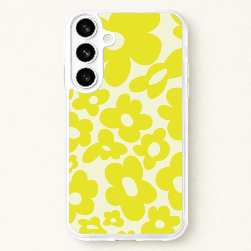 Yellow Flowers - Trippy Patterns Phone Case