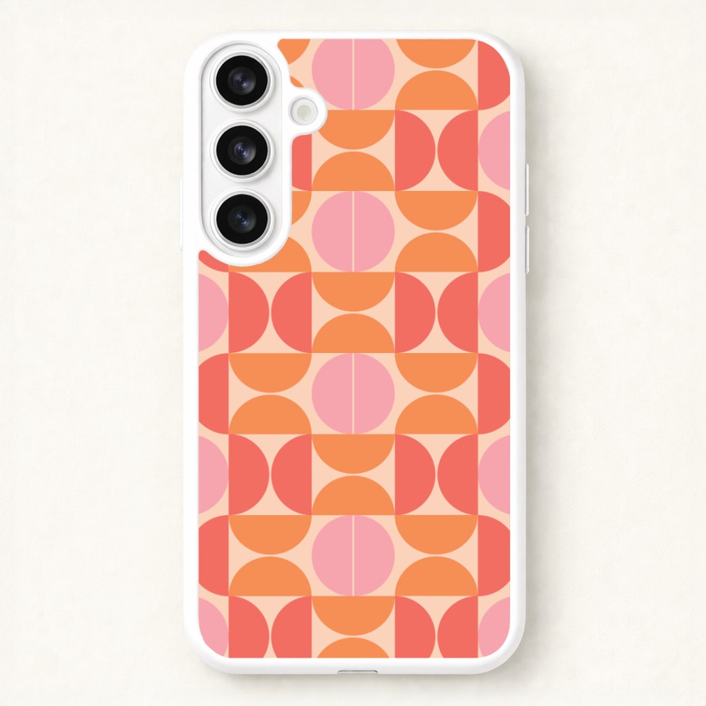 Retro Semi Circles Pattern Phone Case
