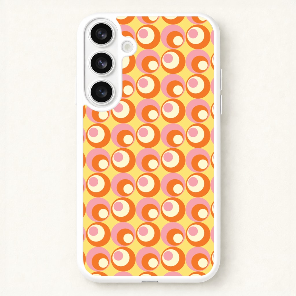Colourful Circles Retro Pattern Phone Case
