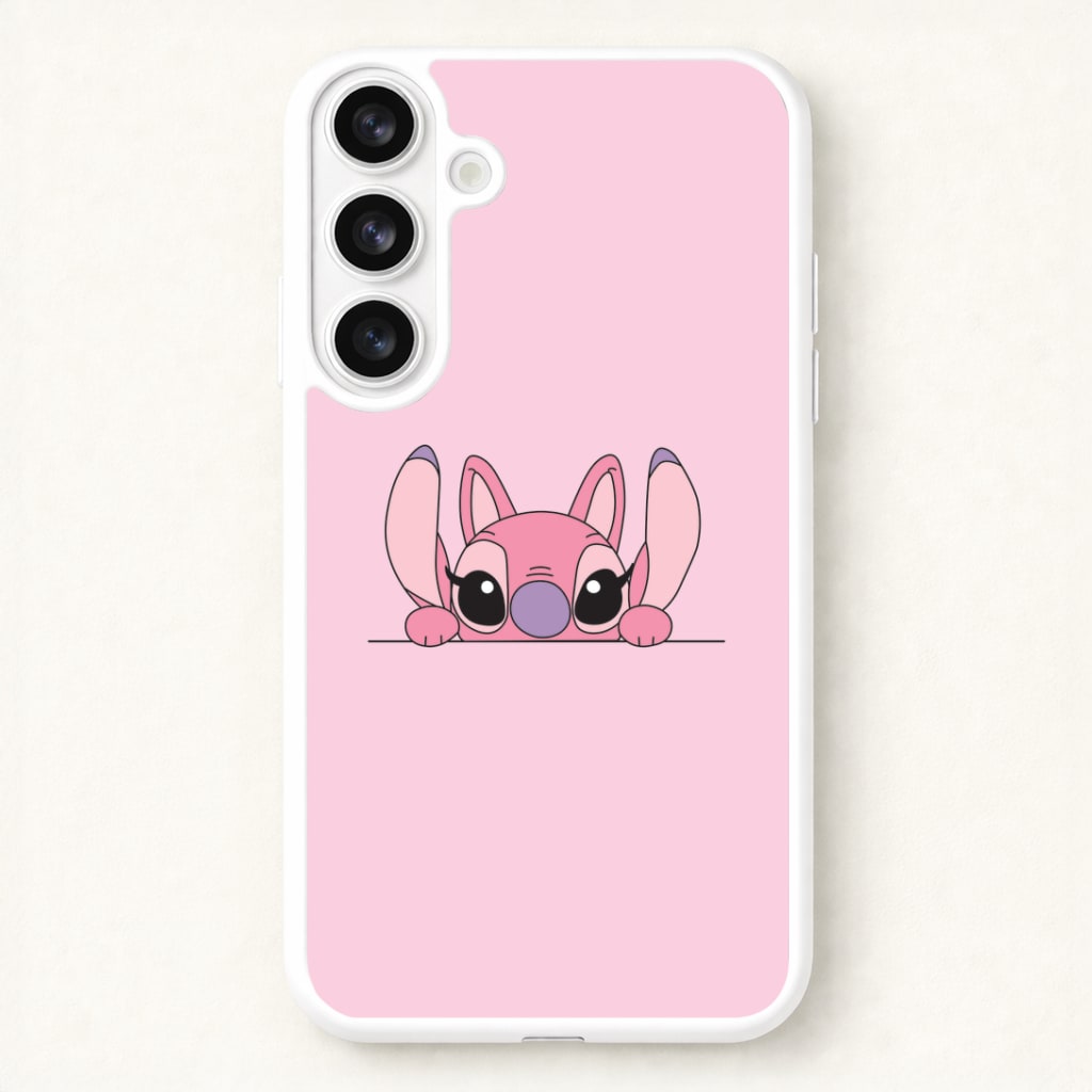 Angel Leaning - Pink Alien Phone Case