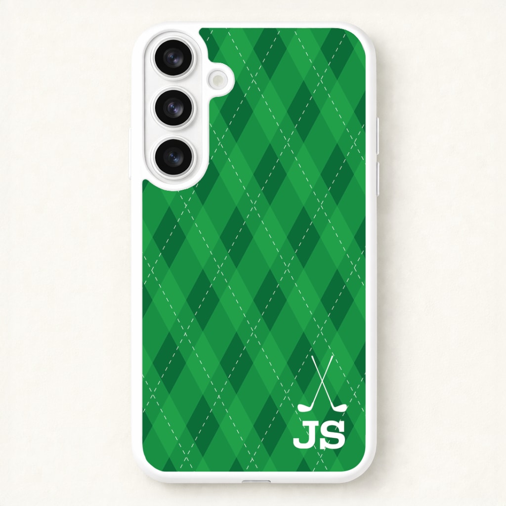Personalised Golf Pattern Phone Case