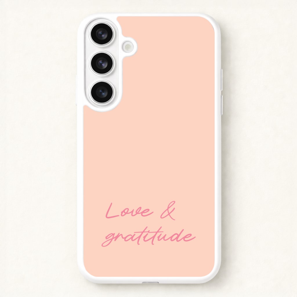 Love And Gratitude Phone Case