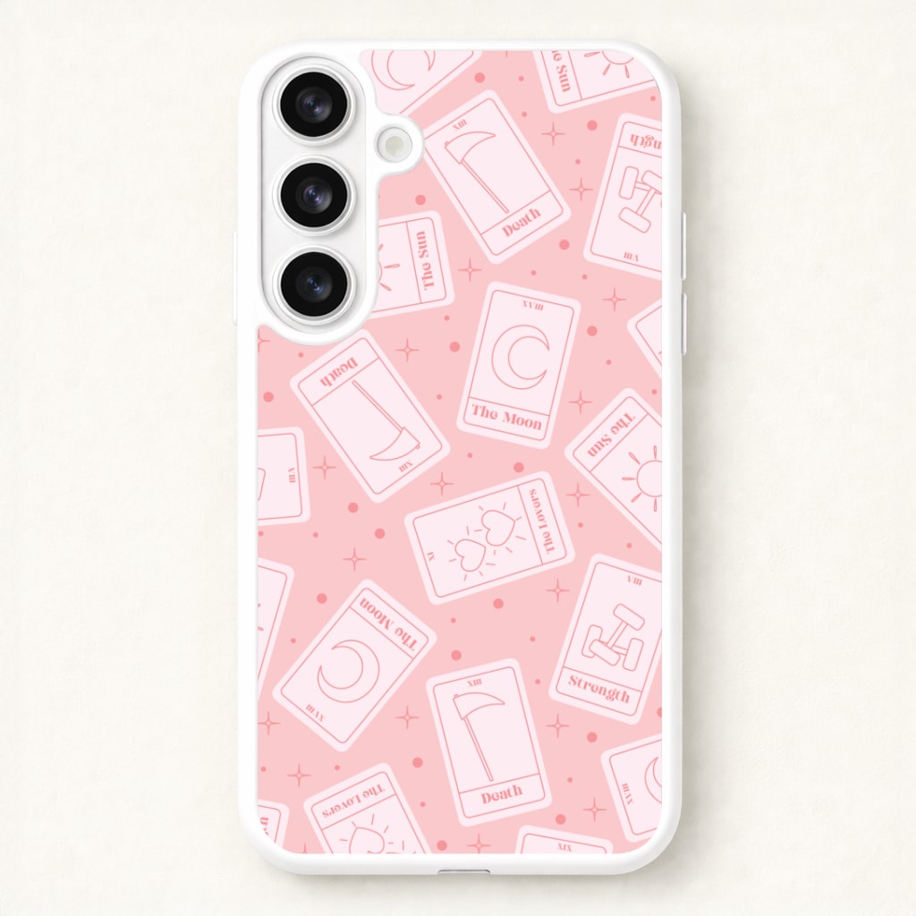Pastel Pink Tarot Cards Pattern Phone Case