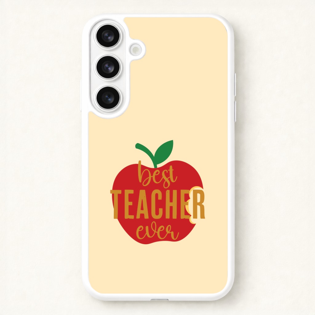 Apple Best Teacher Ever Phone Case