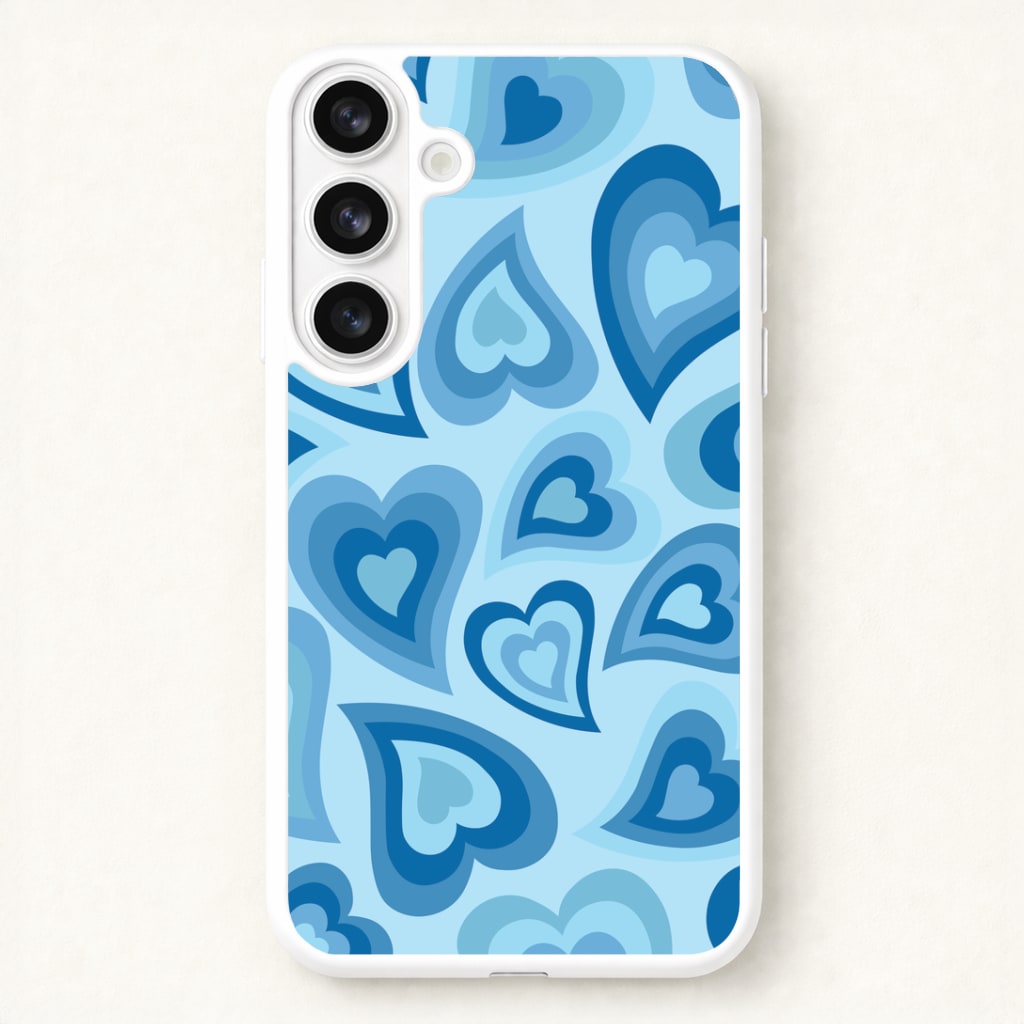Blue Hearts - Trippy Patterns Phone Case