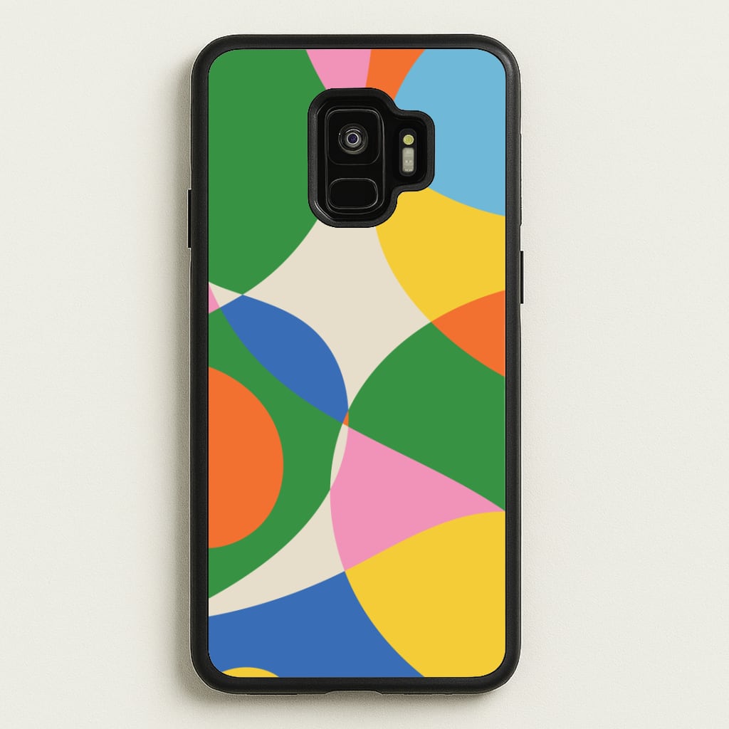 Colourful Abstract Shapes Pattern Phone Case