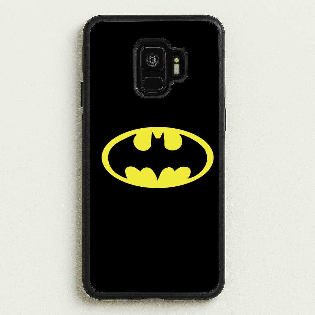 Black Bat Superhero Logo Phone Case
