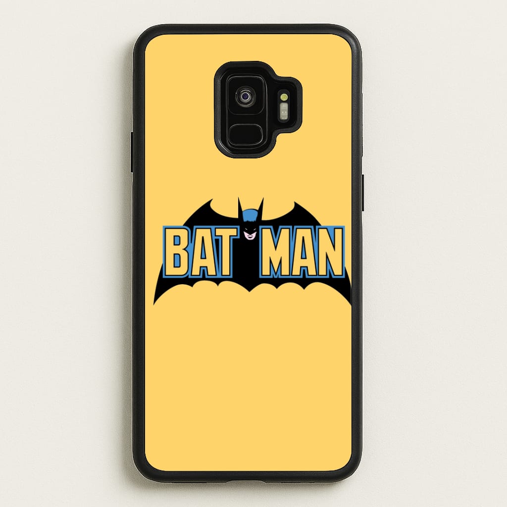 Yellow Bat Superhero Logo Phone Case