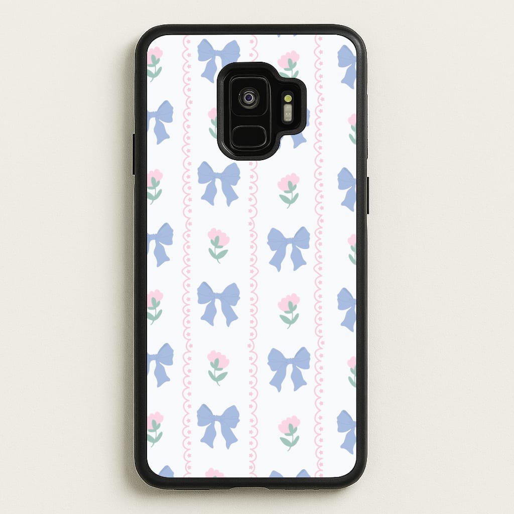 Pink Bows Pattern - Clean Girl Aesthetic Phone Case