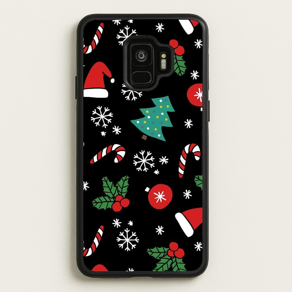 Christmas Objects Pattern Phone Case