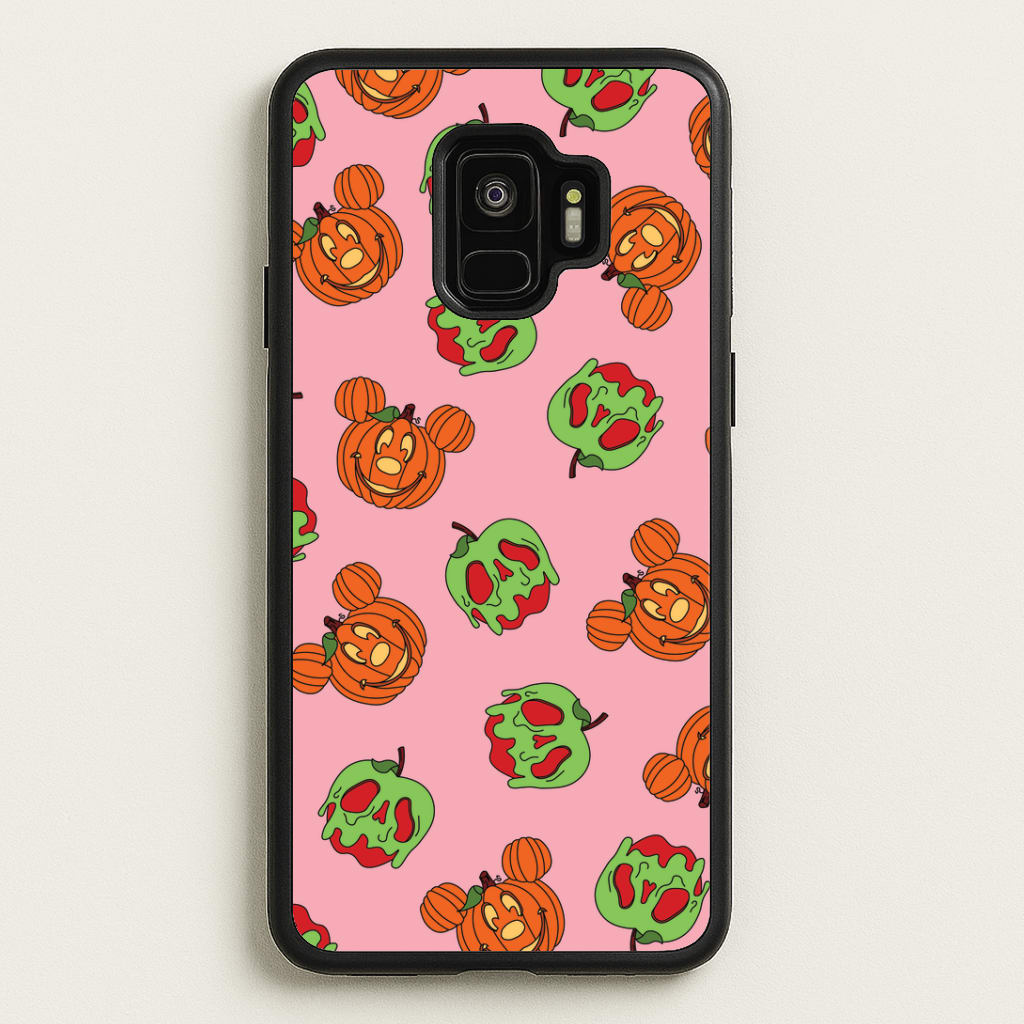 Pumpkin Mouse And Poison Apple Pattern Phone Case