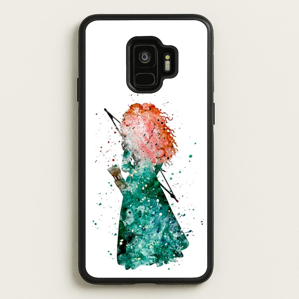 Watercolour Princess Merida Brave Fairytale Phone Case
