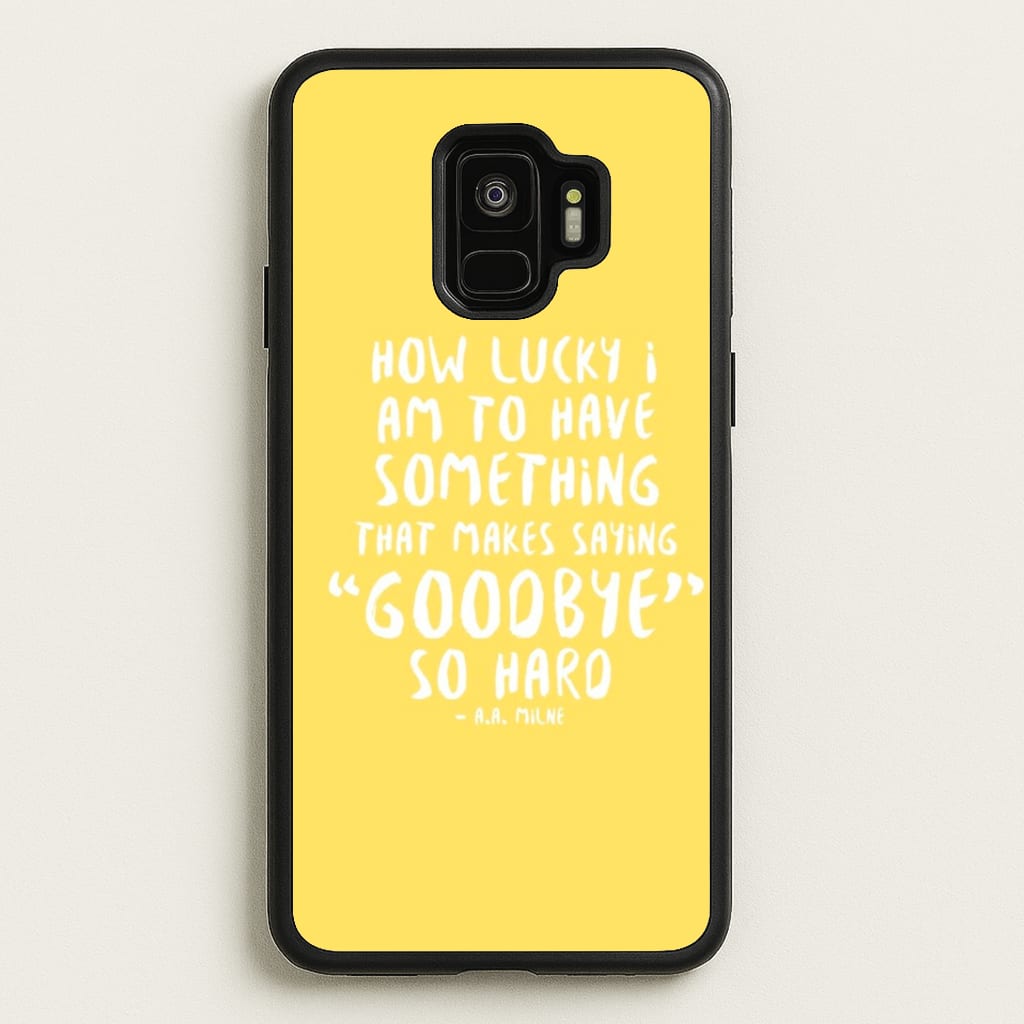 How Lucky I Am - Winnie Phone Case