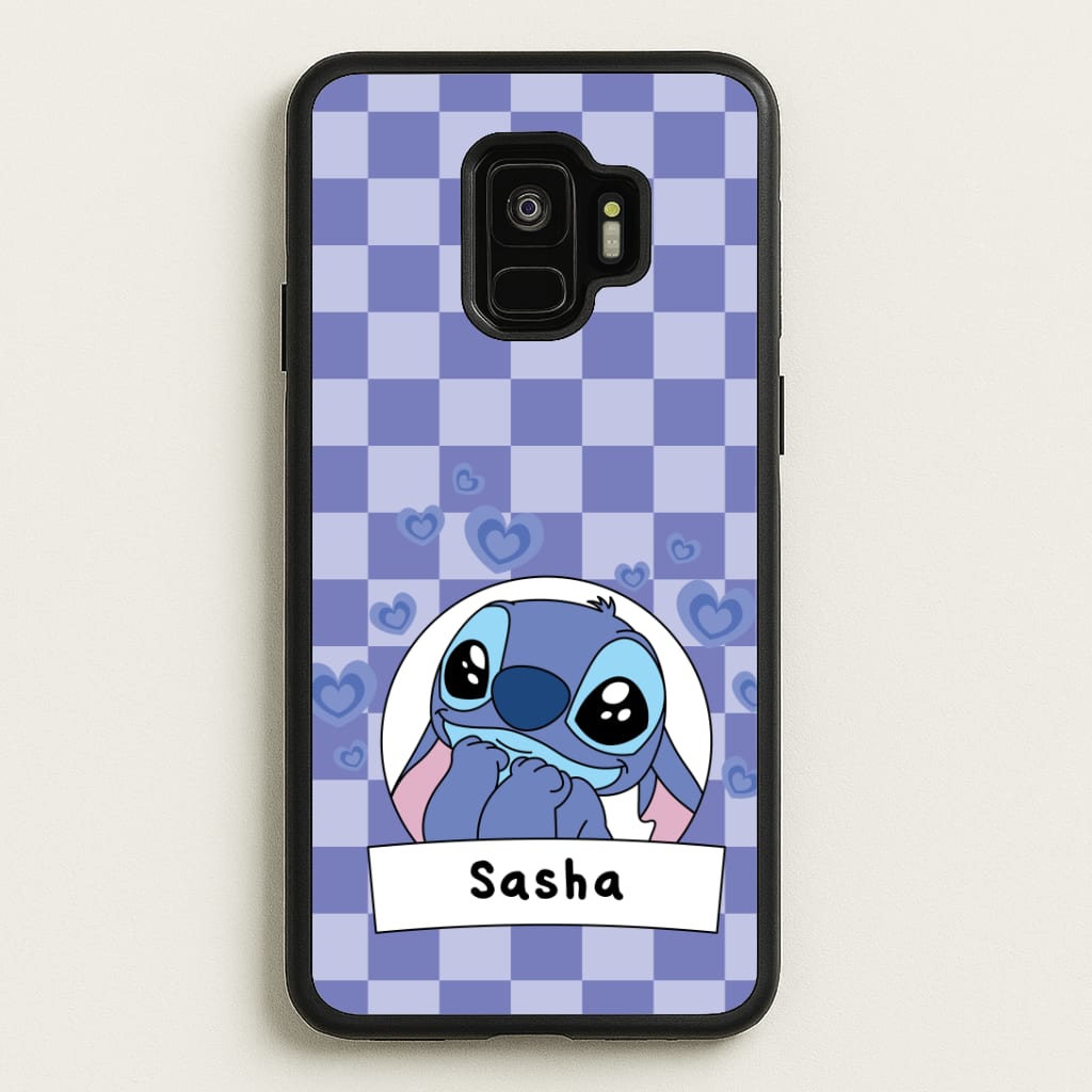 Personalised Cute Blue Alien Phone Case