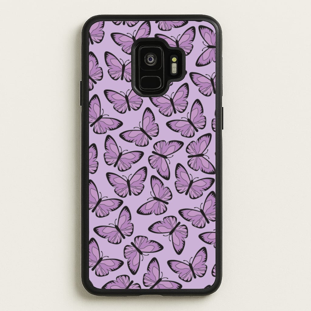 Purple Butterfly - Butterfly Patterns Phone Case