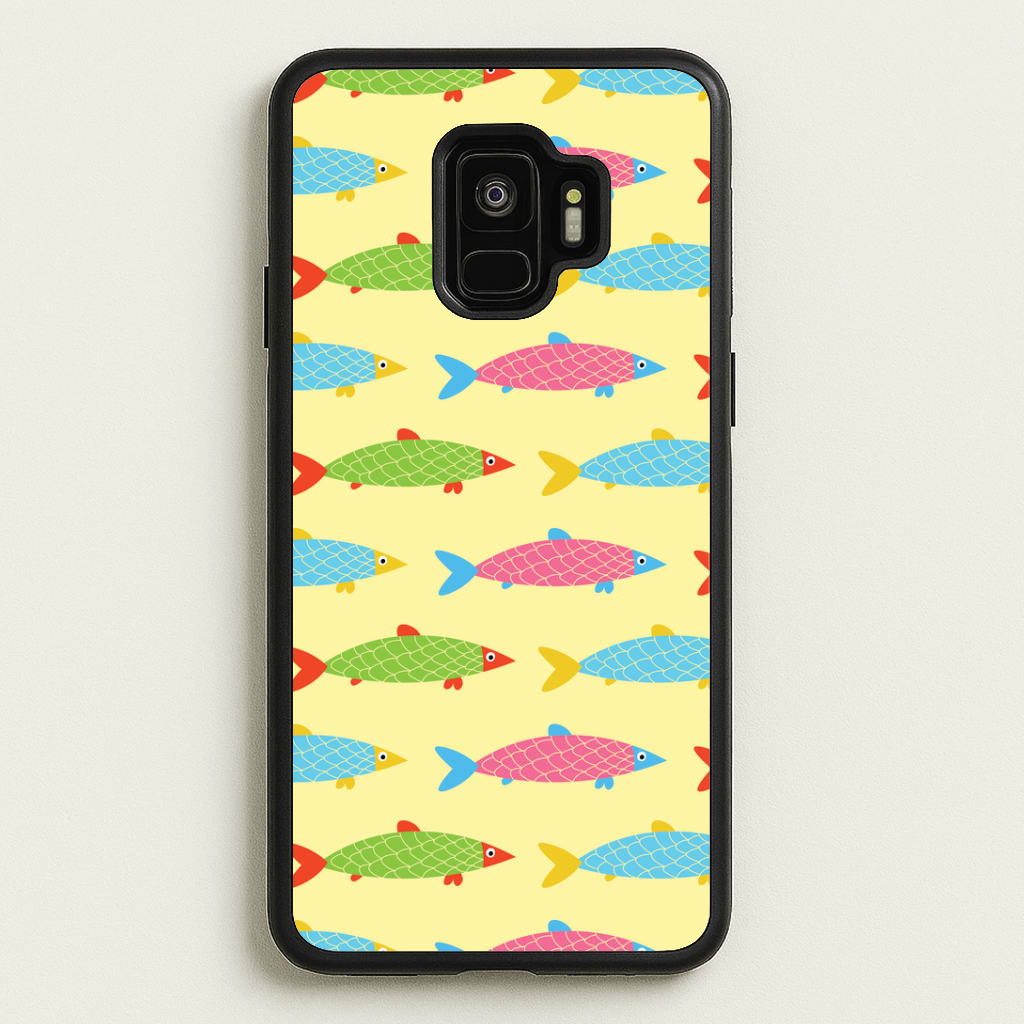 Colourful Cartoon Fish Pattern Phone Case