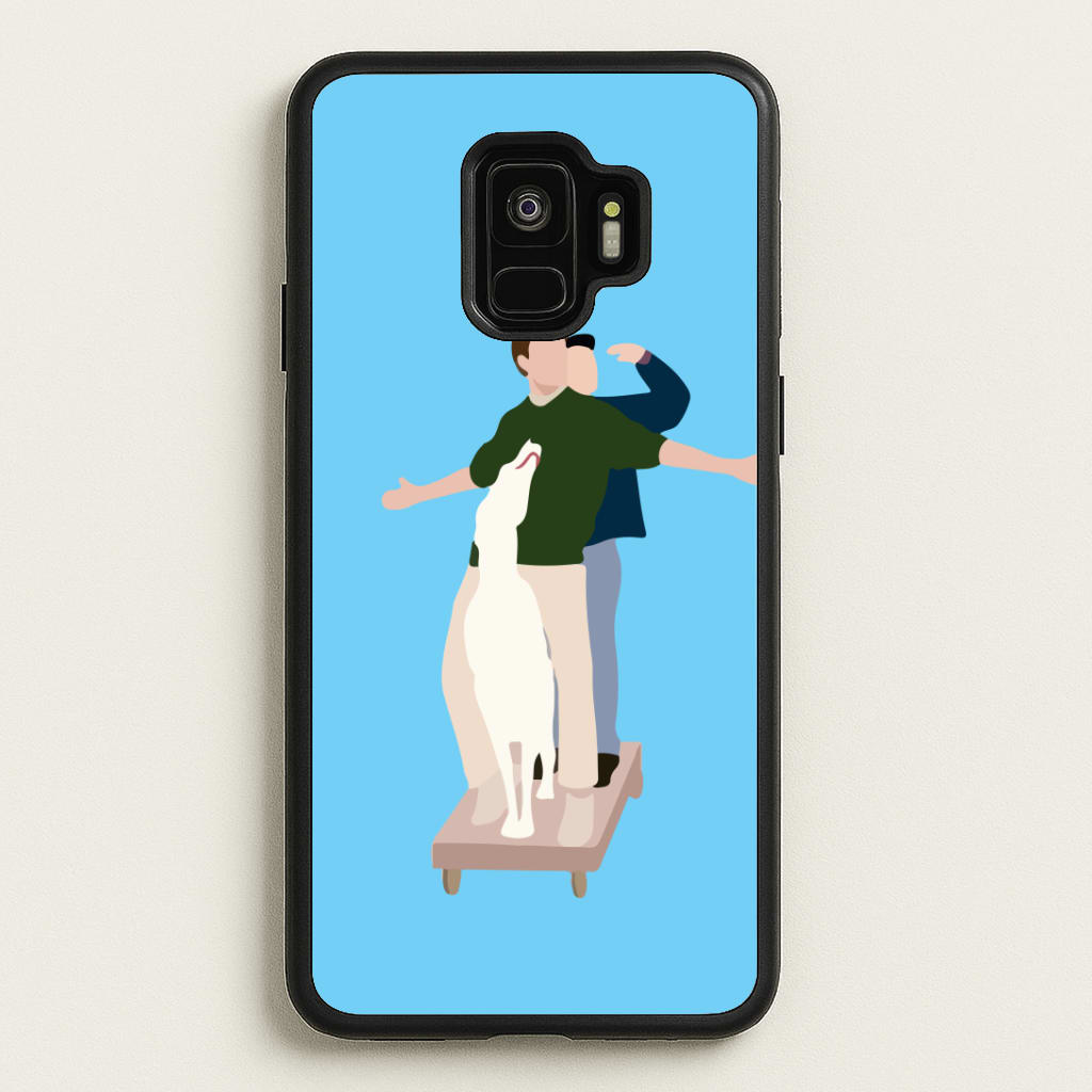 Two Men And A Dog Phone Case
