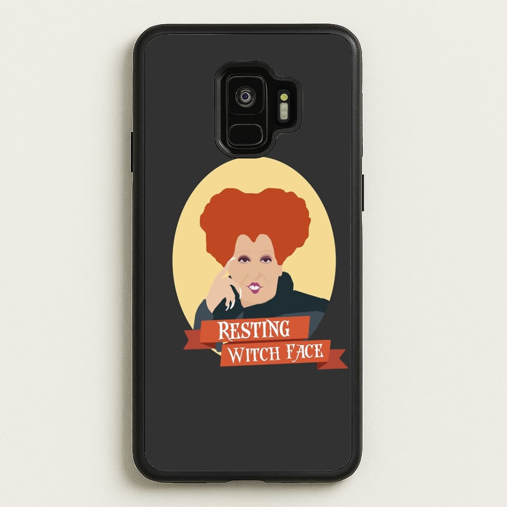 Resting Witch Face - Hocus Halloween Phone Case