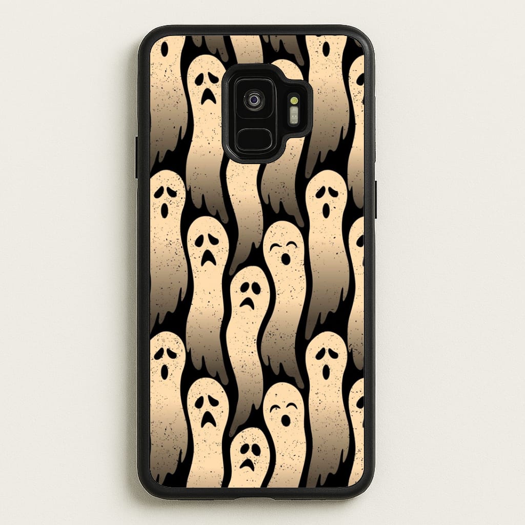 Vintage Wriggly Ghost Pattern Phone Case