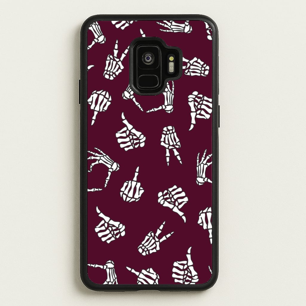 Skeleton Hands Pattern Phone Case