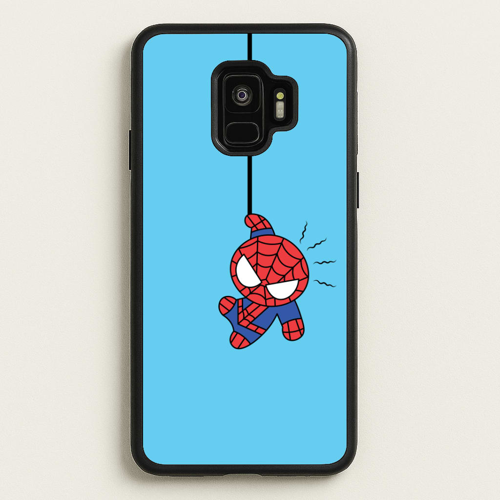 Blue Hanging Spider Hero Phone Case