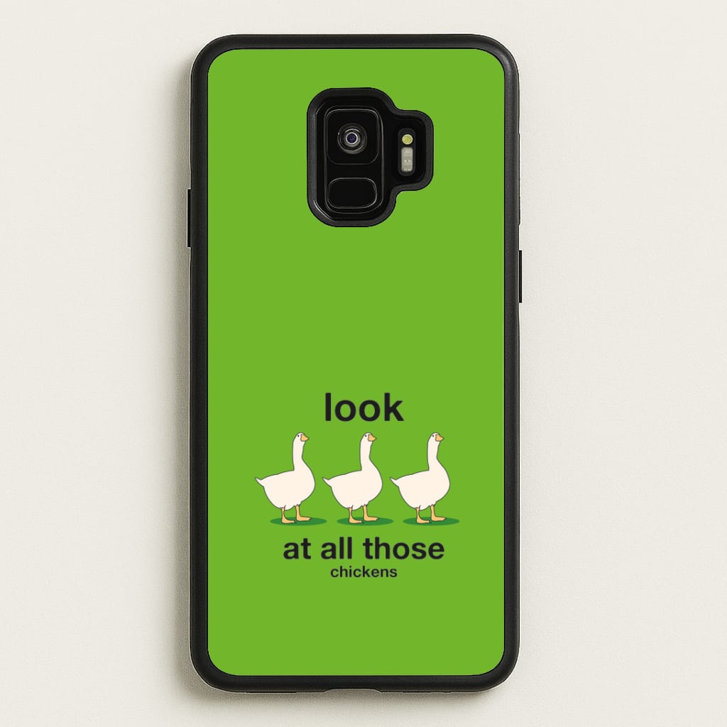 Look At All Those Chickens - Memes Phone Case