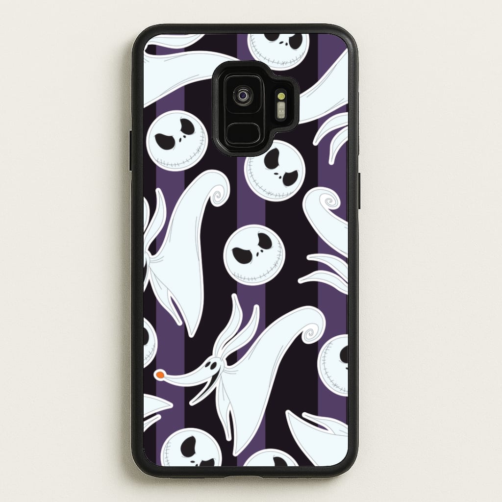 Skeleton Dog And Face Pattern Phone Case