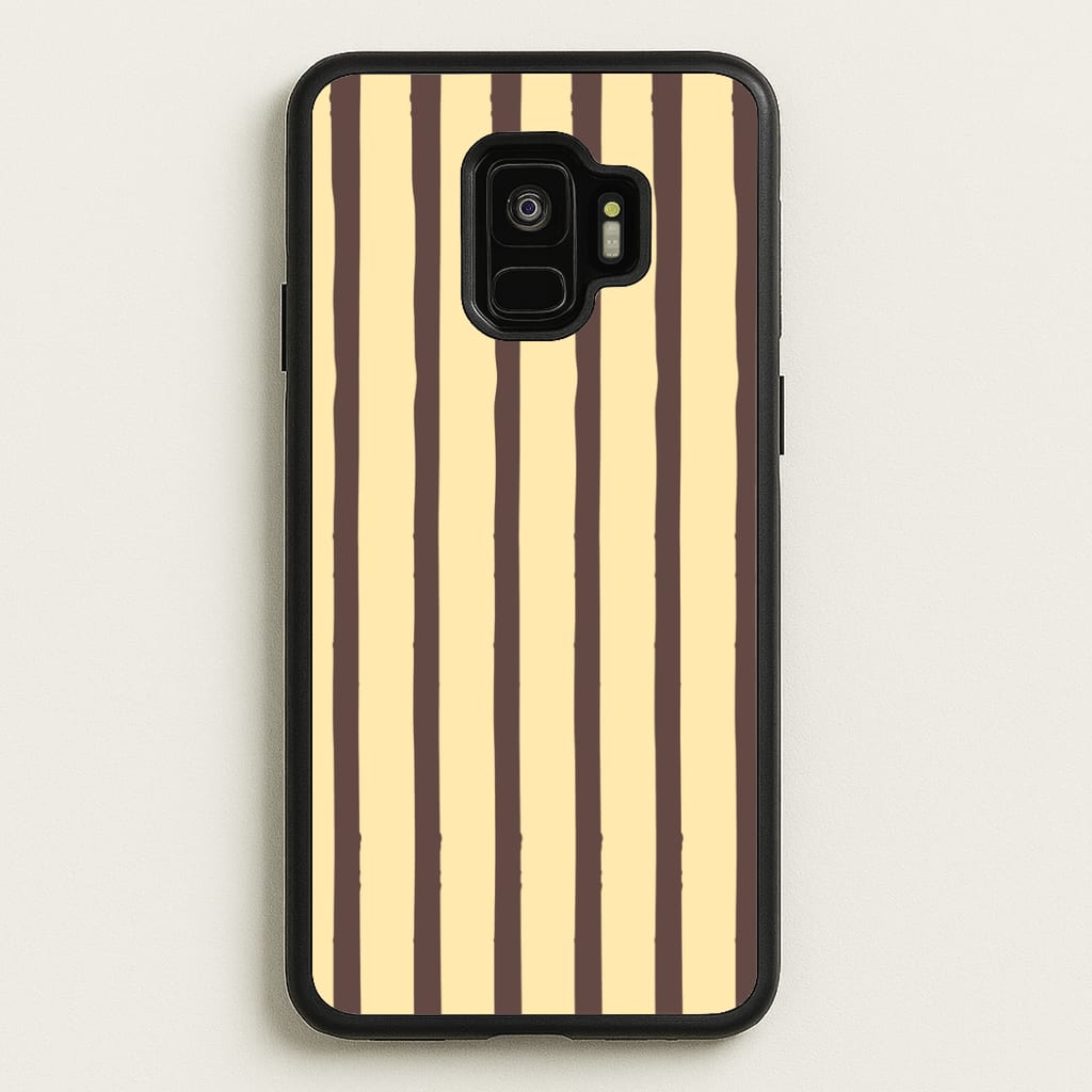 Vanilla & Chocolate Stripes Phone Case