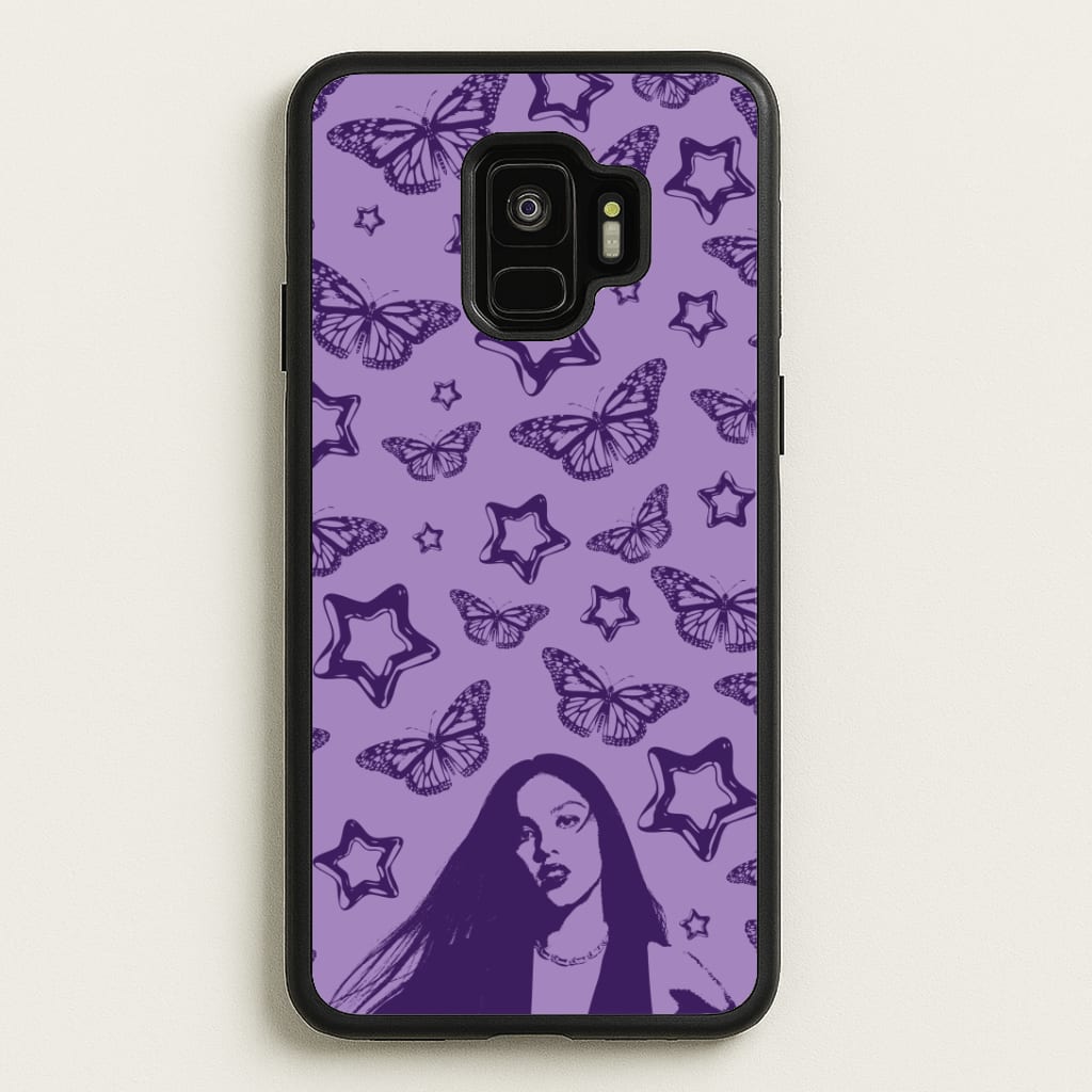 Stars And Butterflies Pattern Phone Case
