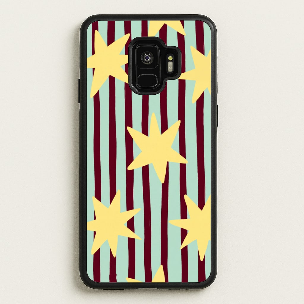 Butter Stars On Stripes Phone Case