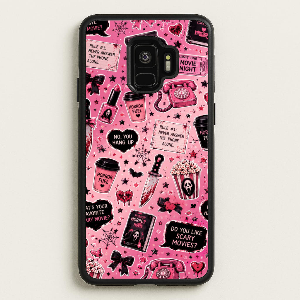 Horror Movie Pink Pattern Phone Case