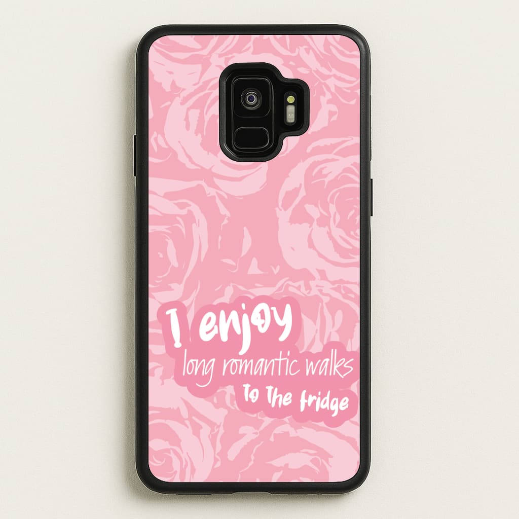 I Enjoy Long Romantic Walks - Funny Quotes Phone Case