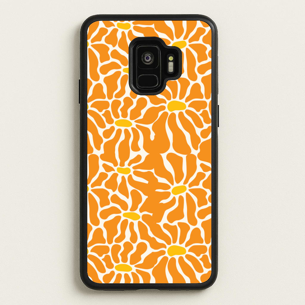 Orange Flowers - Summer Phone Case