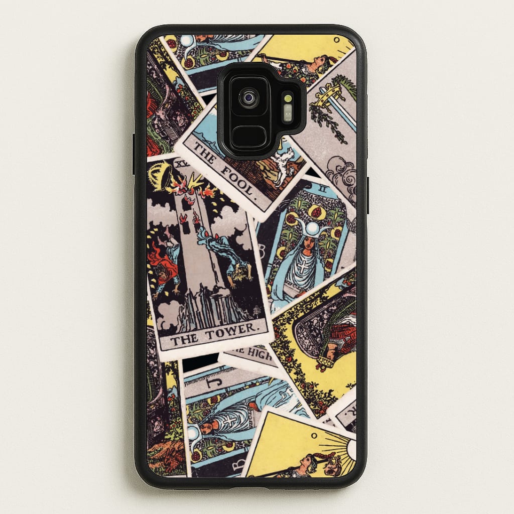 Tarot Cards Collage Pattern Phone Case