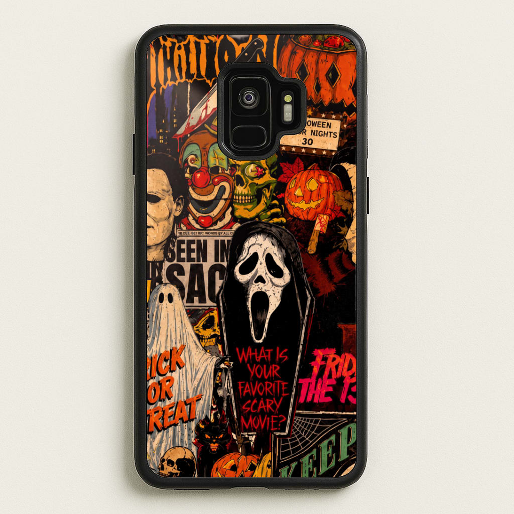 Horror Movie Sticker Collage Phone Case