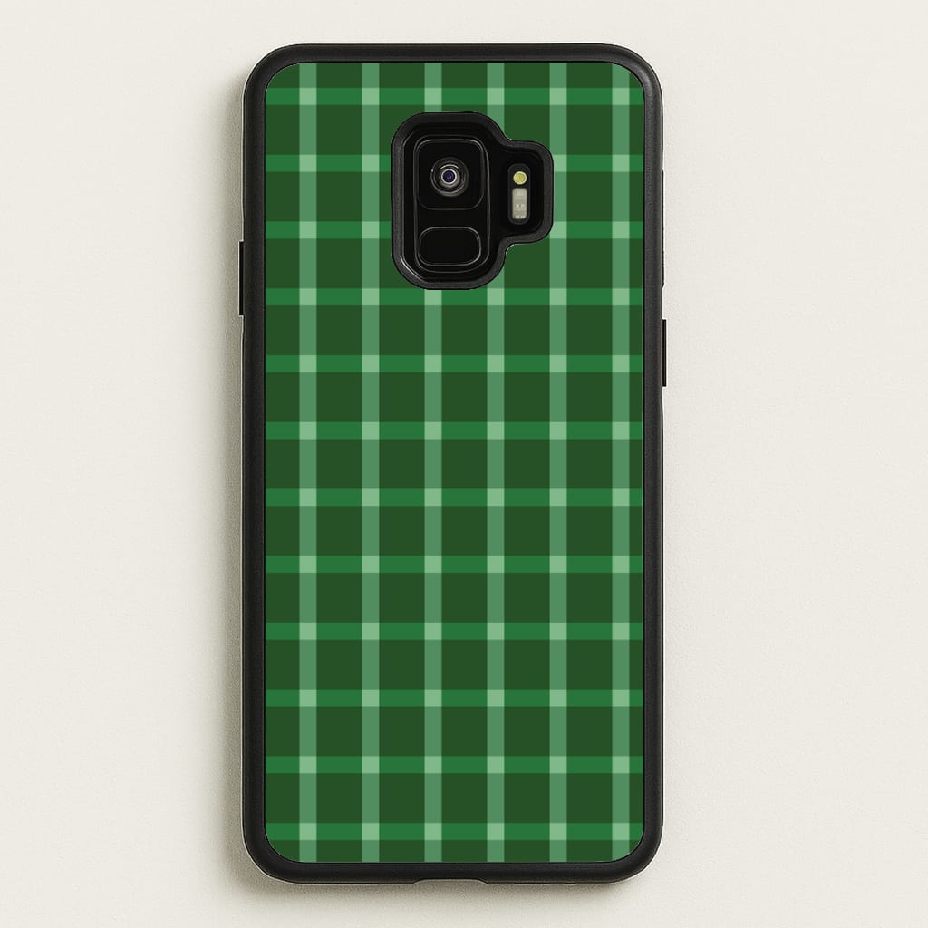 Dark Green Tartan Christmas Pattern Phone Case